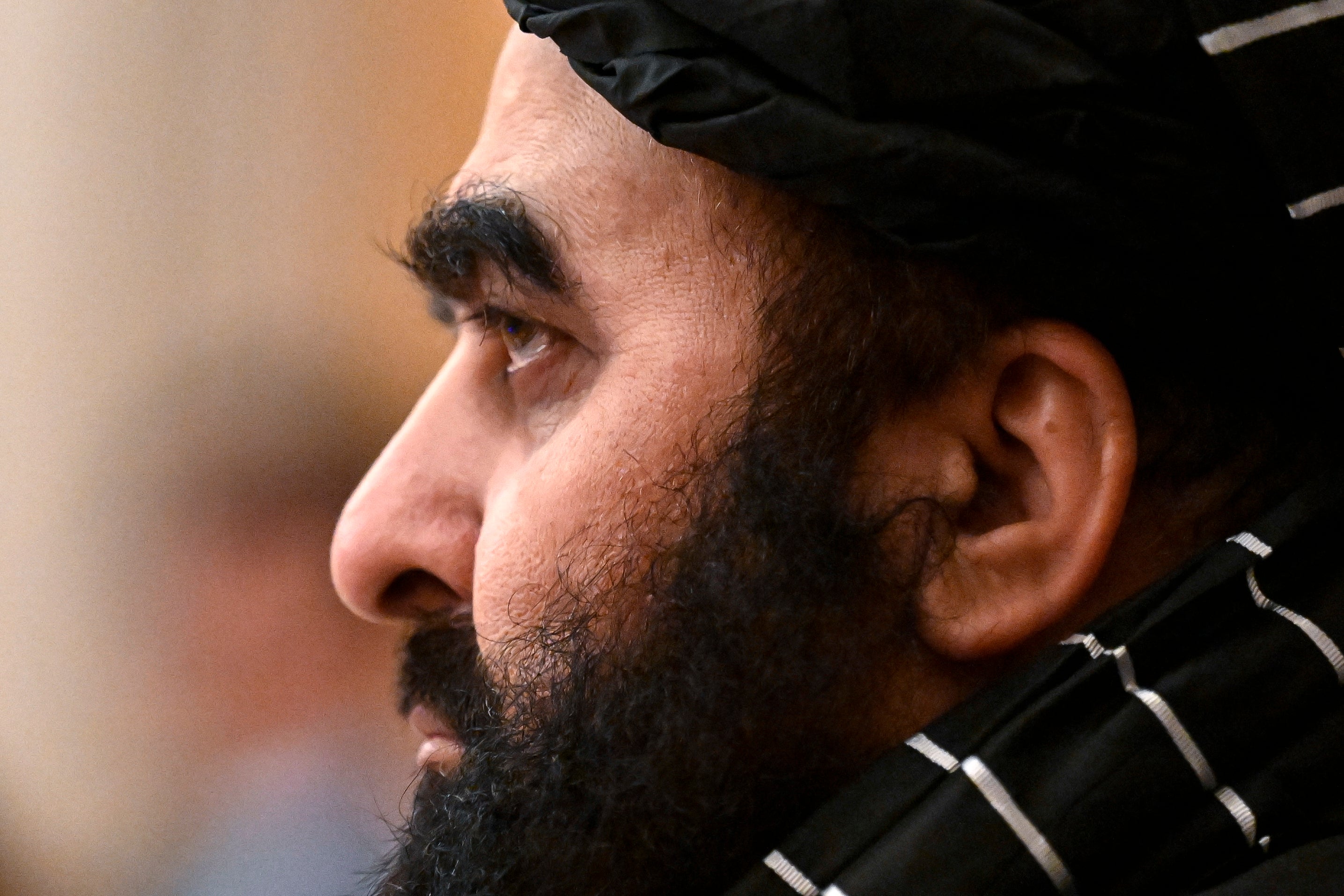 Amir Khan Muttaqi, the Taliban’s foreign minister, arrived in New Delhi, India, this week