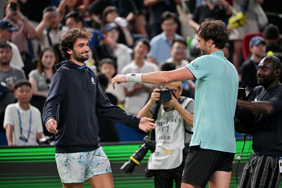 Vacherot v Rinderknech live: Shanghai Masters final latest score as tennis cousins meet in unlikely showdown