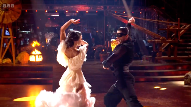 <p>Lewis Cope was awarded a 10 for his Paso Doble with partner Katya Jones</p>