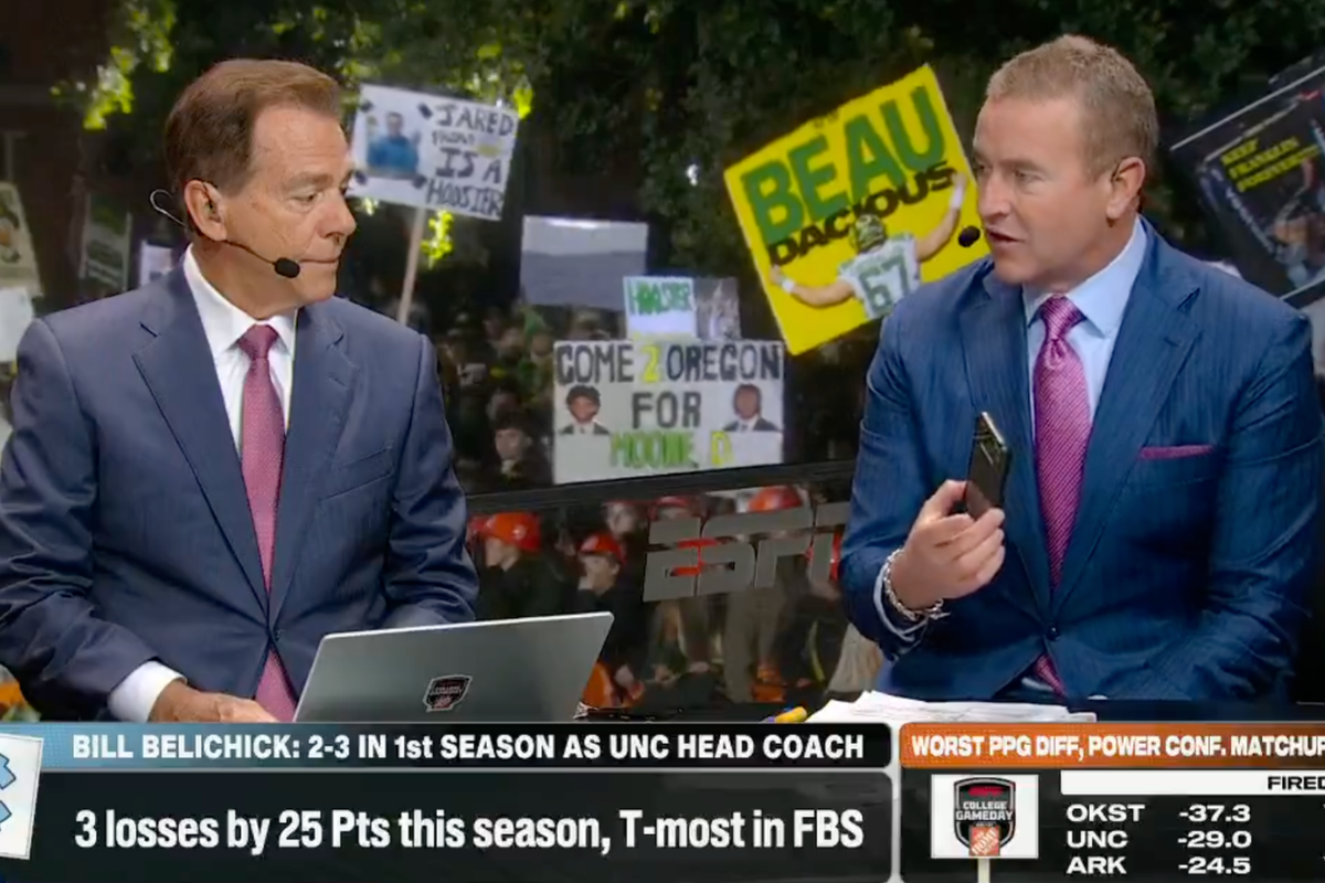 ‘Answer that’: Bill Belichick stuns ESPN hosts by allegedly calling into live broadcast as hosts discuss UNC’s struggles