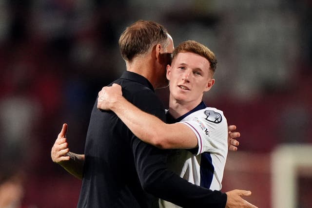 Elliot Anderson, right, is determined to keep working (PA)