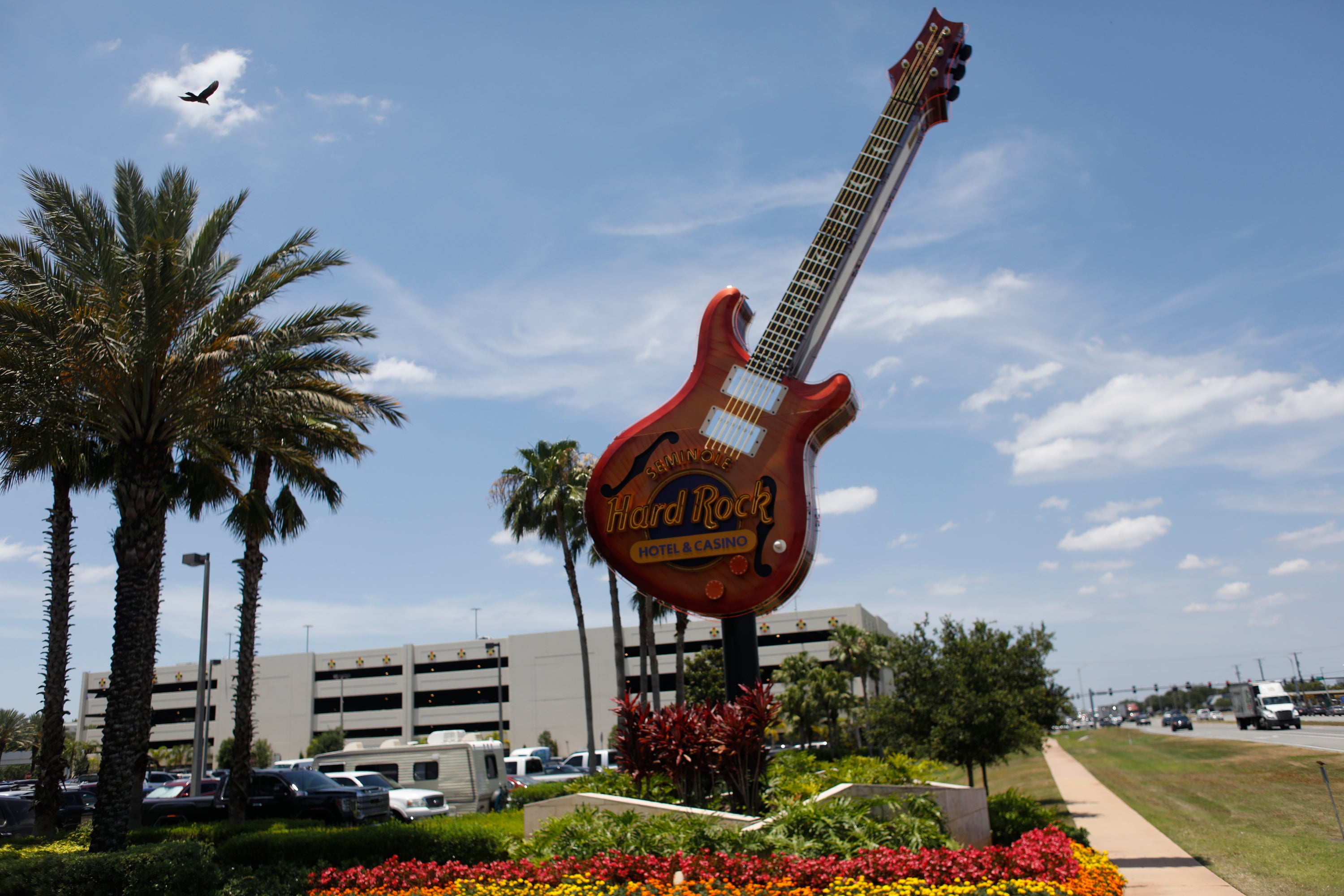 The bet was placed on a Jade Wind machine at the Seminole Hard Rock Hotel & Casino in Tampa