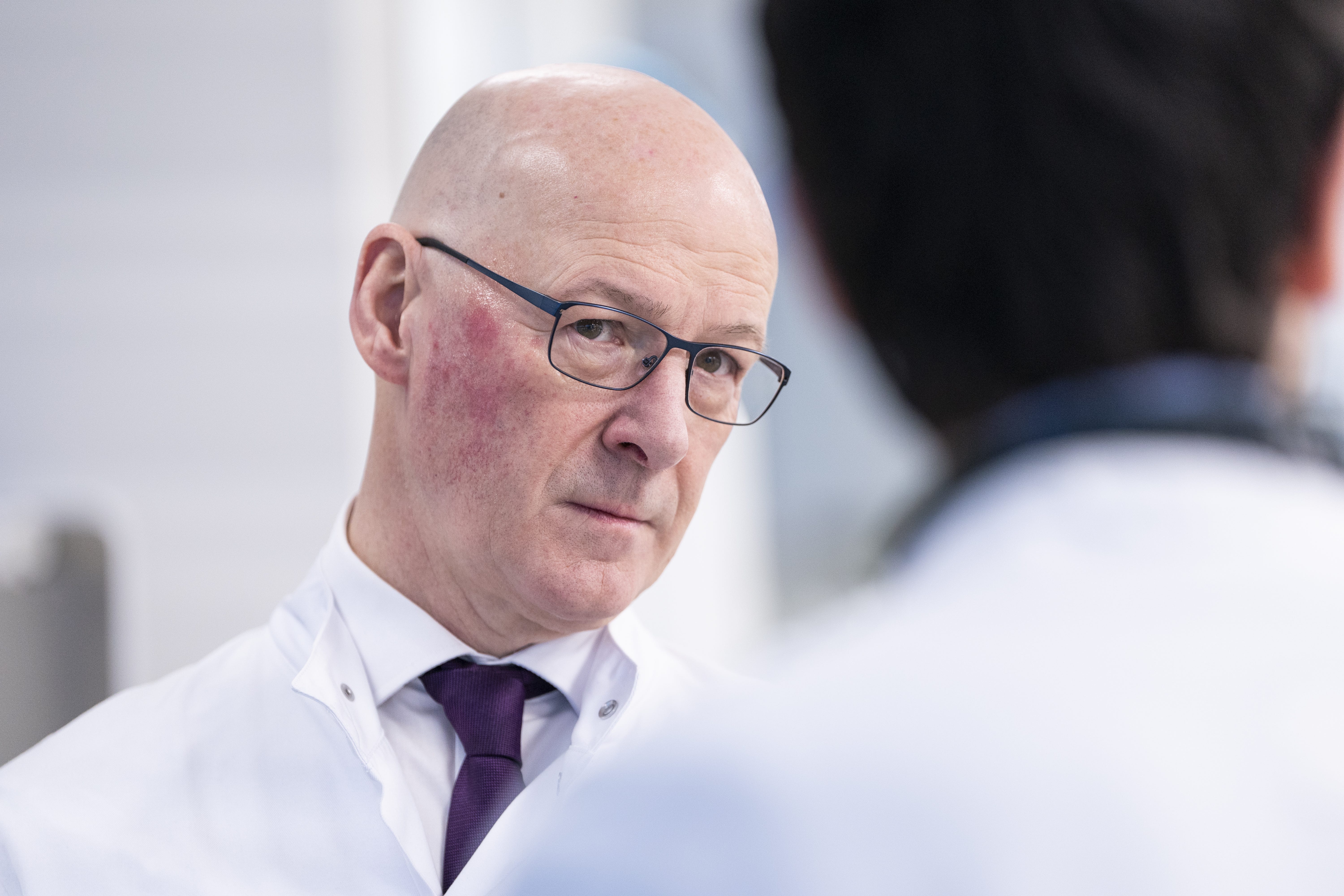 Scottish Labour said John Swinney’s Government had failed the NHS (Peter Summers/PA)