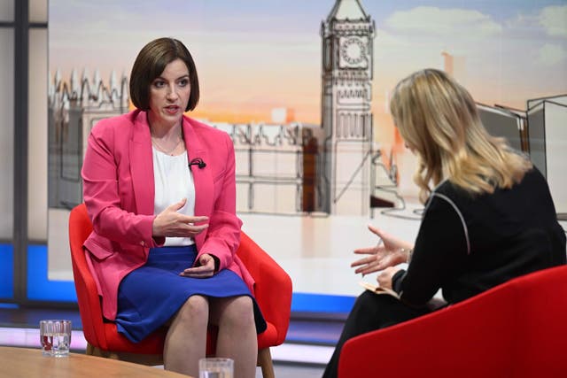 Bridget Phillipson said international efforts to secure longer-term stability must continue (Jeff Overs/BBC/PA)