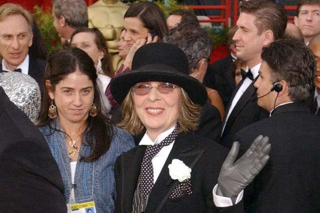 Diane Keaton, pictured in 2004, died at the weekend aged 79 (PA)