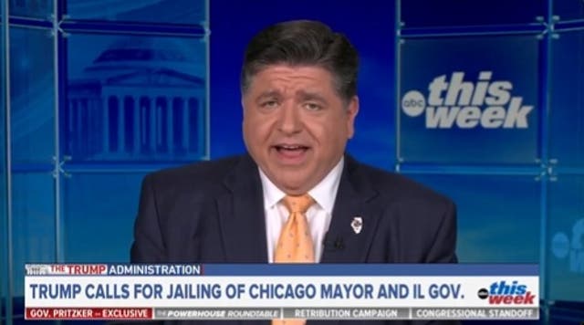 <p>Illinois Gov. JB Pritzker denied that attacks against law enforcement were occurring in Chicago</p>