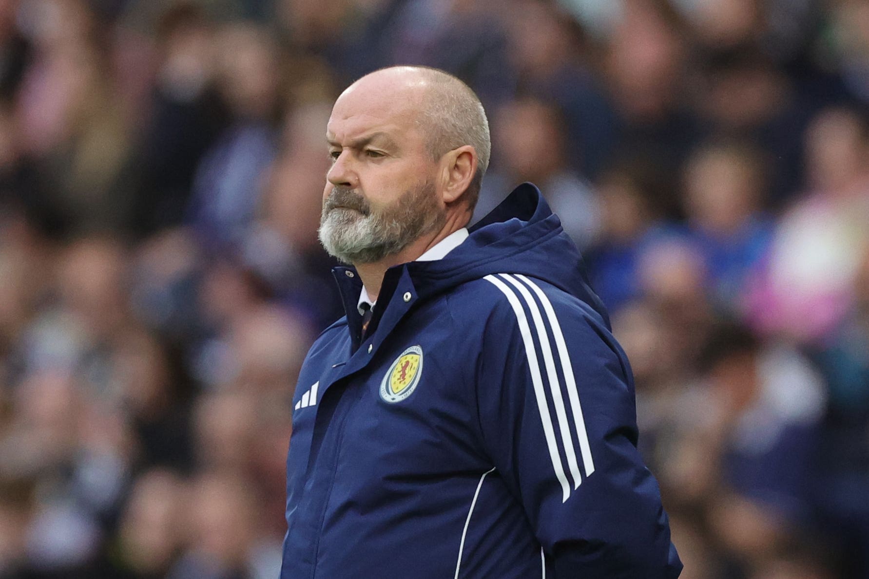 Scotland manager Steve Clarke was unimpressed by the win over Belarus (Steve Welsh/PA)