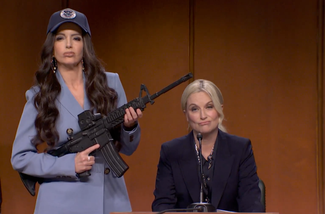 <p>Tina Fey and Amy  Poehler played Department of Homeland Security Director Kristi Noem and Attorney General Pam Bondi.</p>