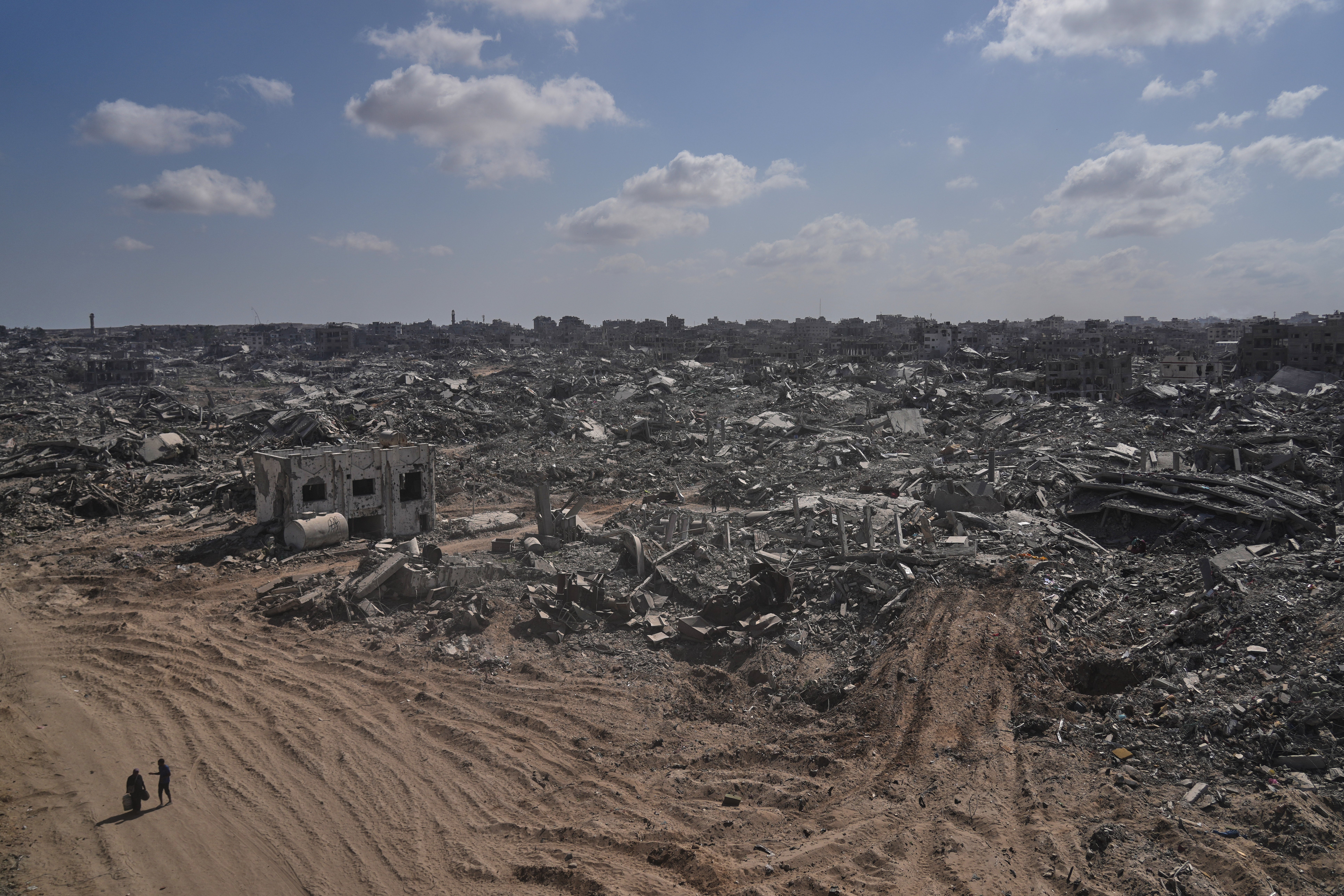 Much of Gaza has been reduced to rubble by Israel's two-year bombardment
