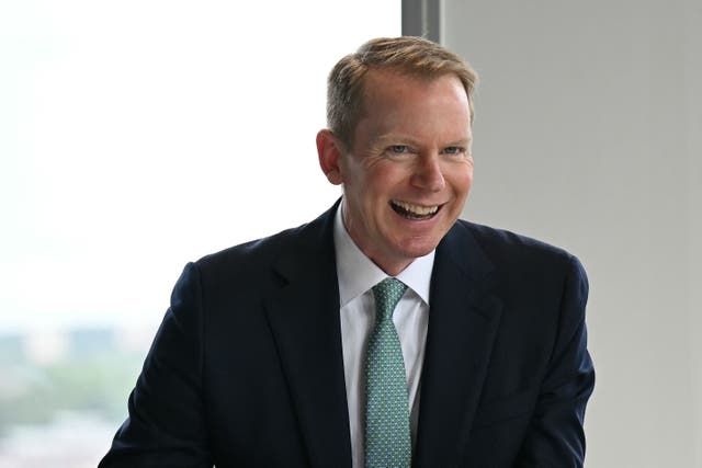 Charlie Nunn and other Lloyds executives will need to take part in the AI training course (Oli Scarff/PA)