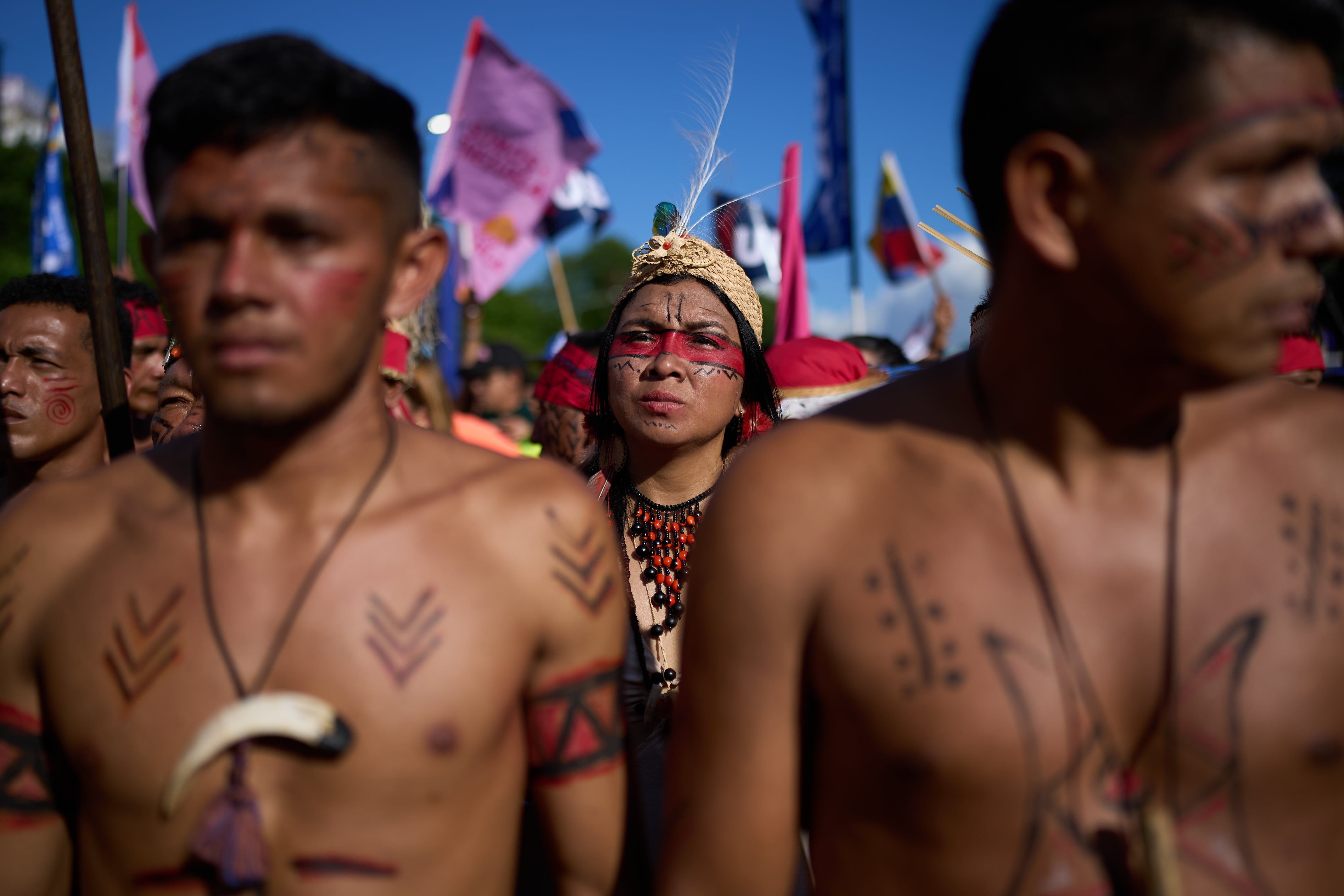 APTOPIX Venezuela Indigenous Day