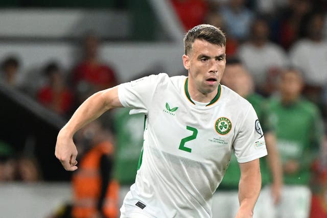 Seamus Coleman played 86 minutes against Portugal on his 37th birthday (Zed Jameson/PA)
