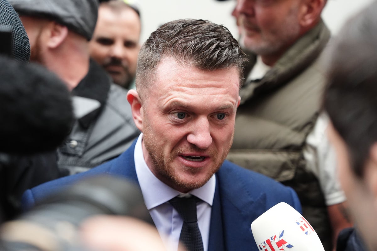 Tommy Robinson refused to give police his phone code after being stopped on way to Benidorm