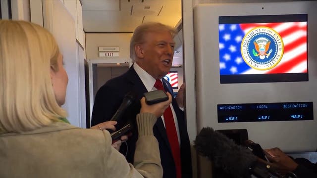 <p>Trump jokes he won't make heaven despite Gaza hostage deal</p>