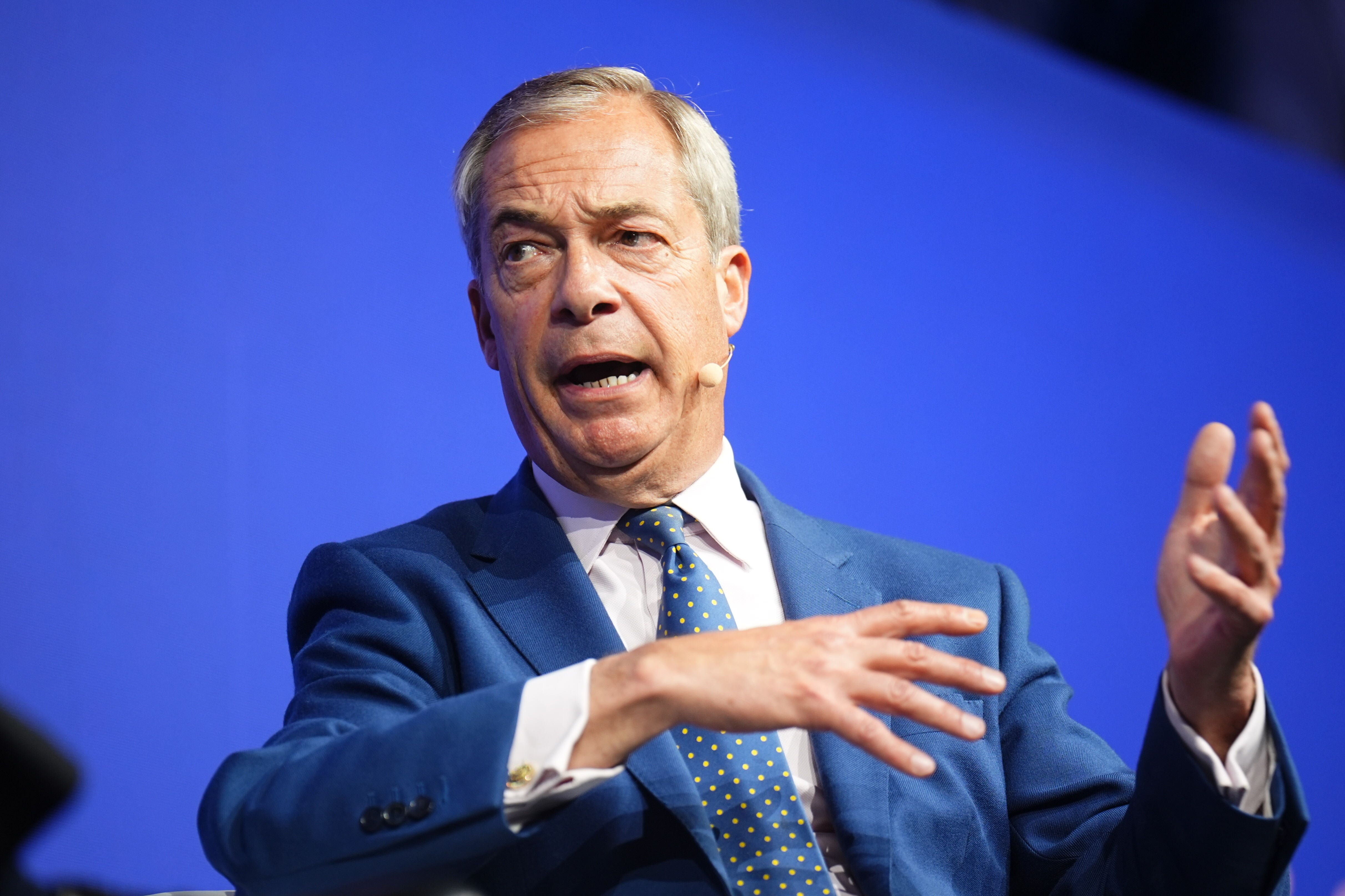 Nigel Farage has attacked Boris Johnson over migration