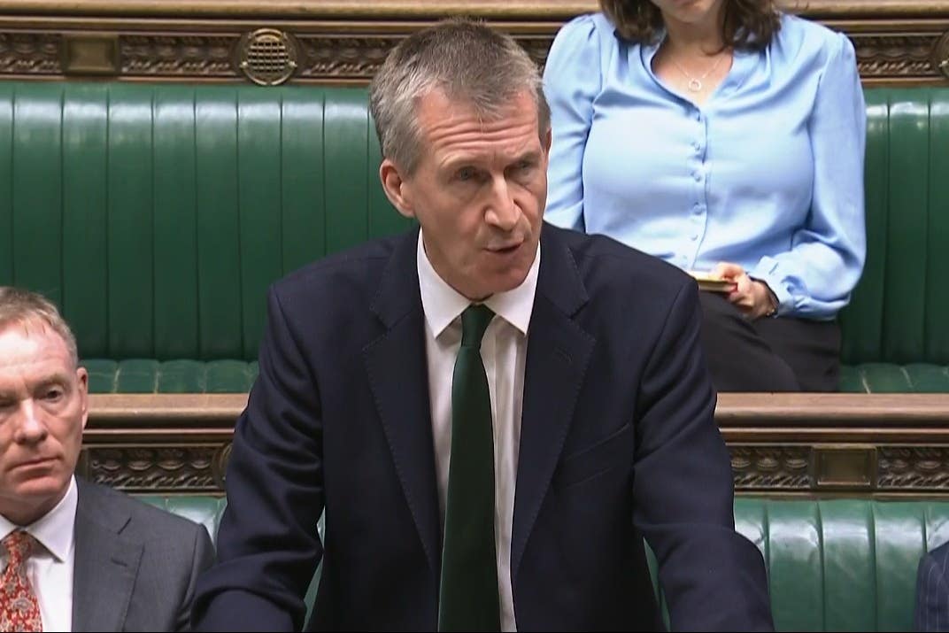 Security minister Dan Jarvis making a statement to the House of Commons, London, about the Official Secrets Act case (