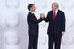 The handshake is back: Trump’s aggressive embrace returns with Macron and UAE leader he praises for ‘unlimited money’