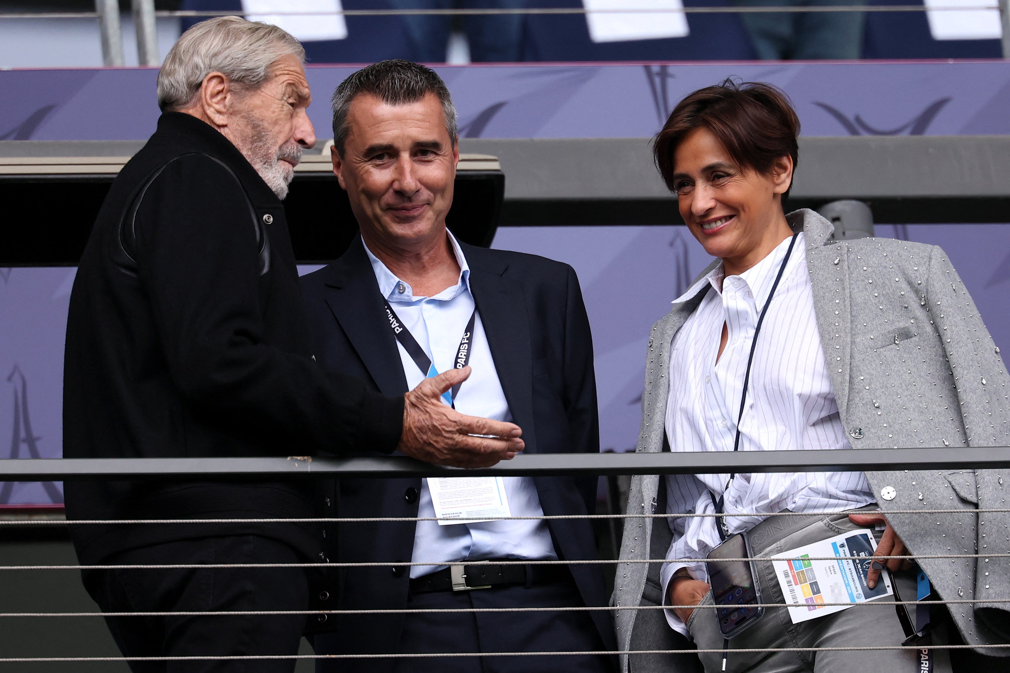 Fan perception of Marc Keller (centre) has soured at Strasbourg