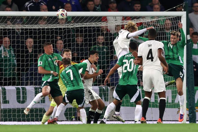 Nick Woltemade scored the only goal of the game (Liam McBurney/PA)