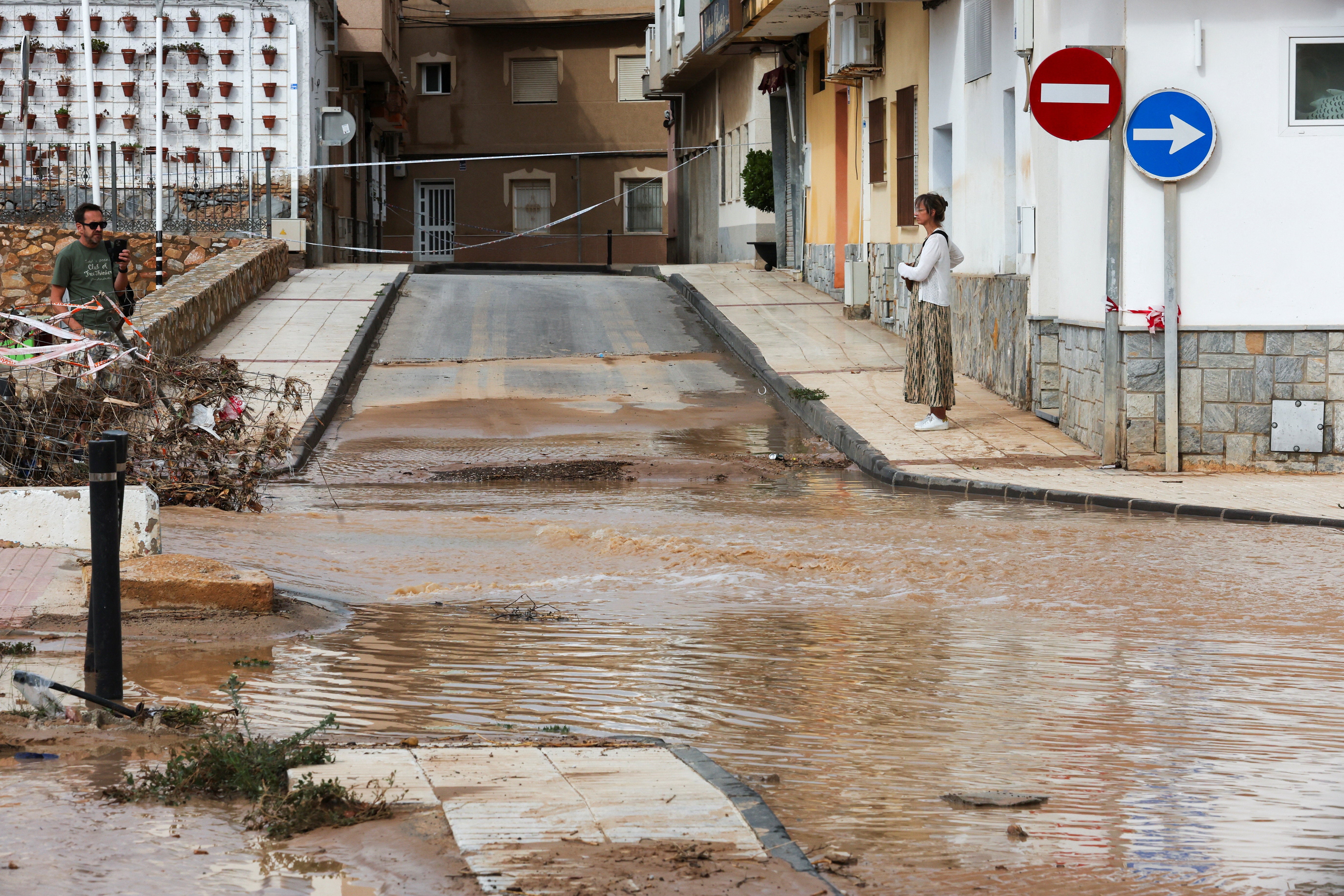 Heavy rainfall triggered flash flooding across eastern Spain