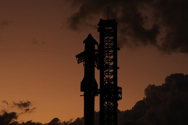 <p>Starship thundered into the evening sky from the southern tip of Texas on Monday. </p>