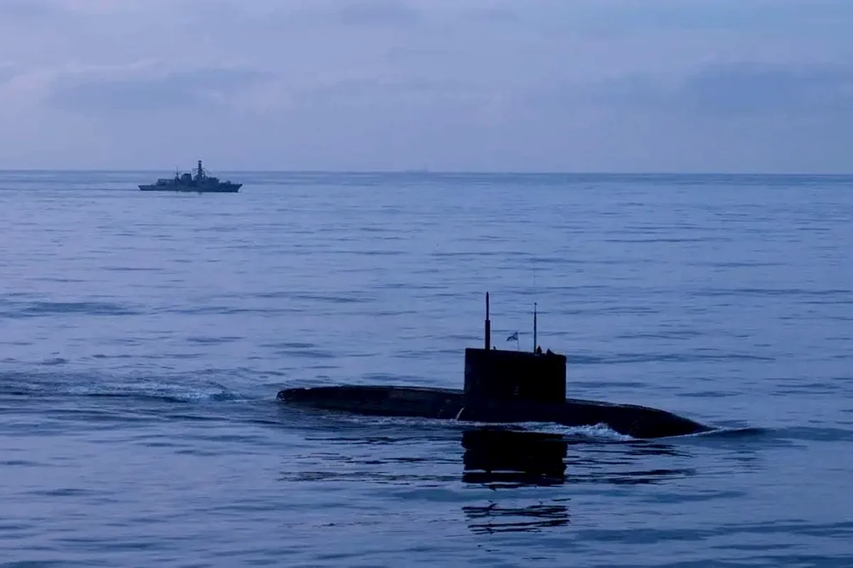 Nato chief mocks ‘broken’ Russian submarine as it resurfaces off English Channel