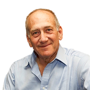Former Israeli prime minister Ehud Olmert