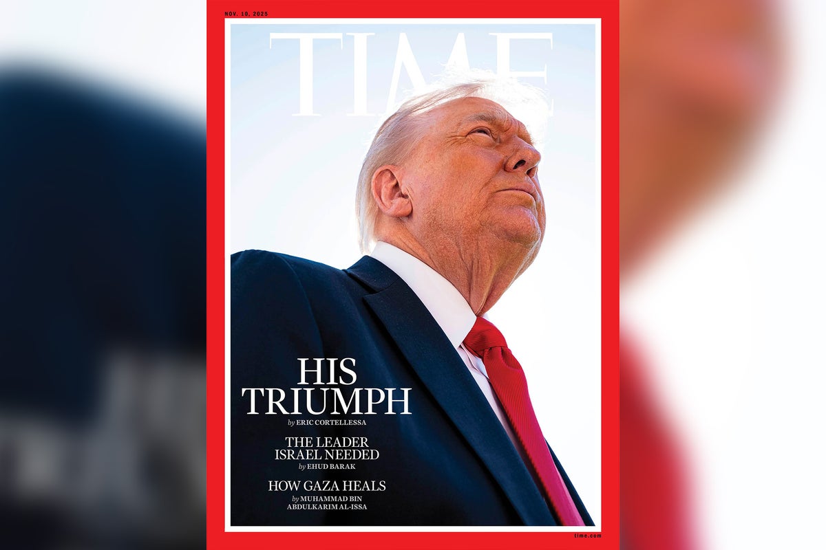 Trump blasts Time over cover