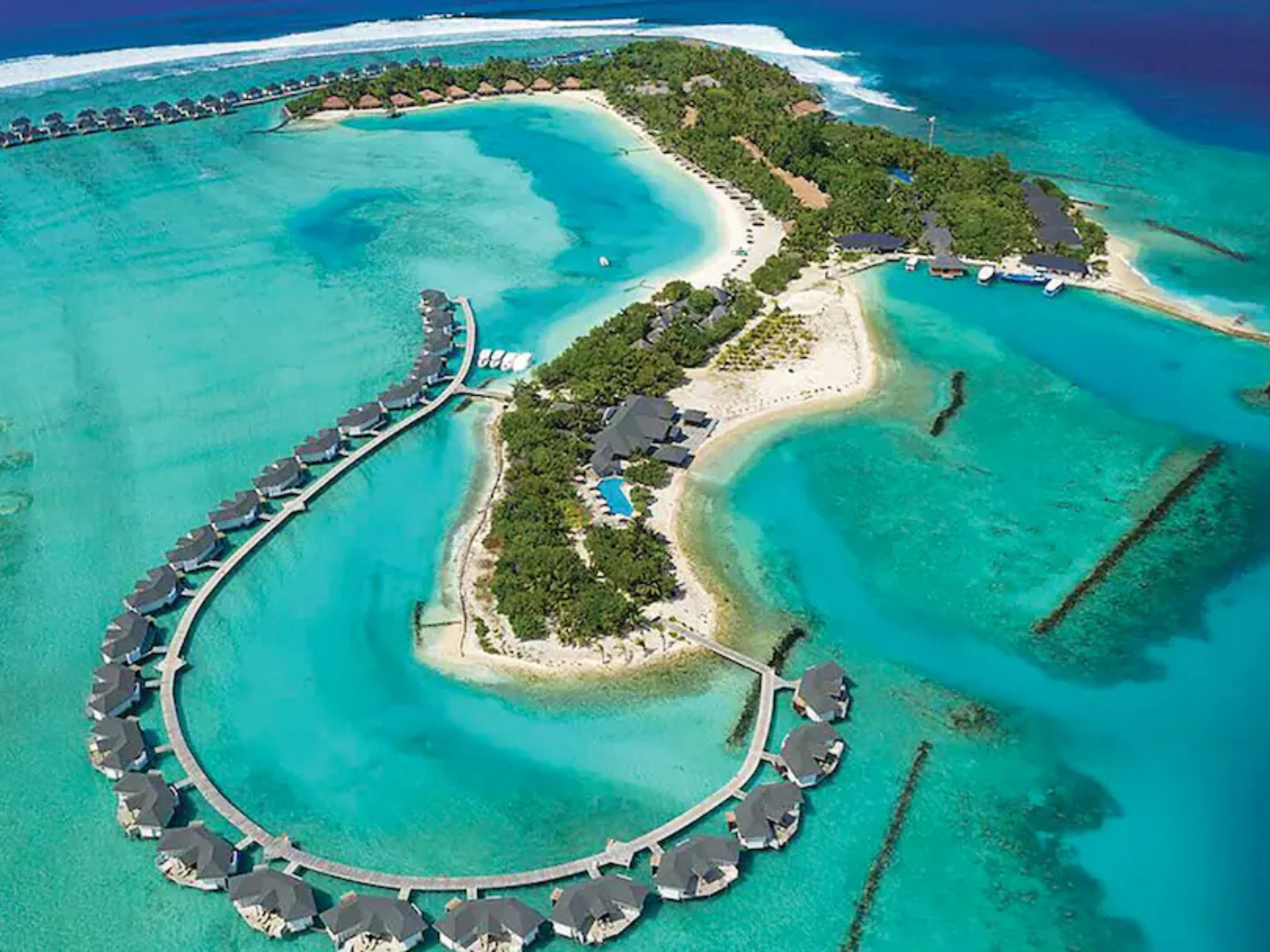 There are savings of nearly £2,000 on luxury stays in the Maldives