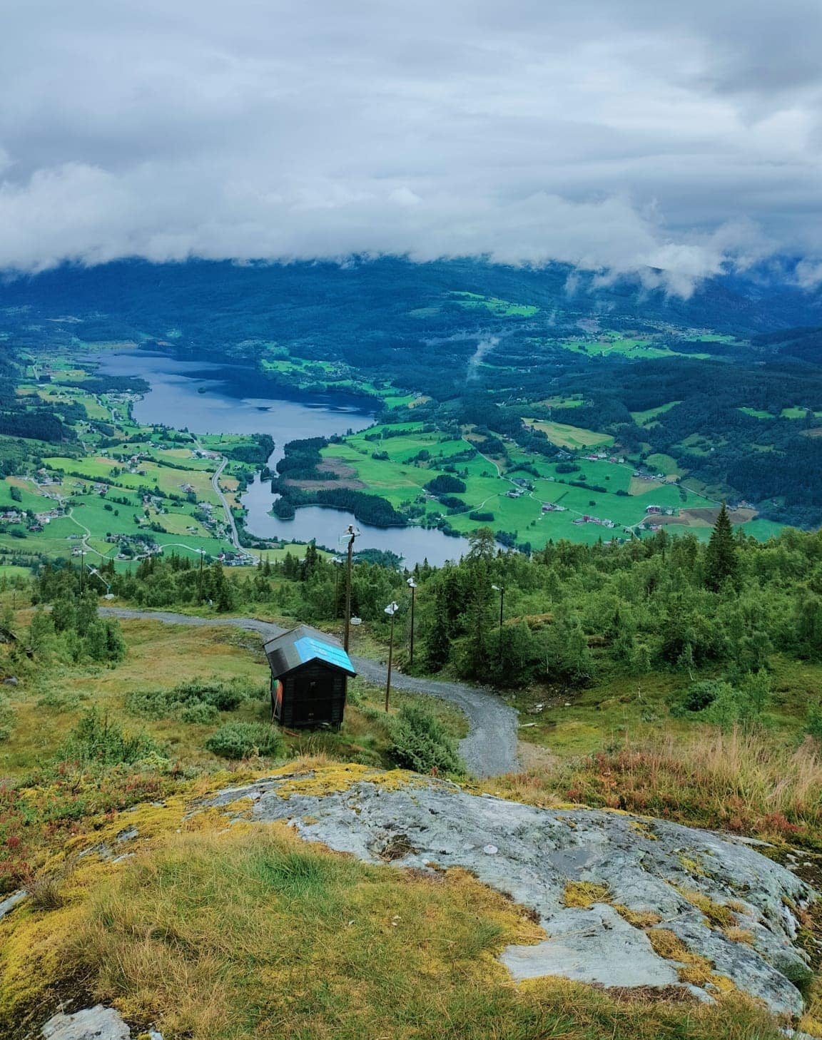 The view of Voss in Norway
