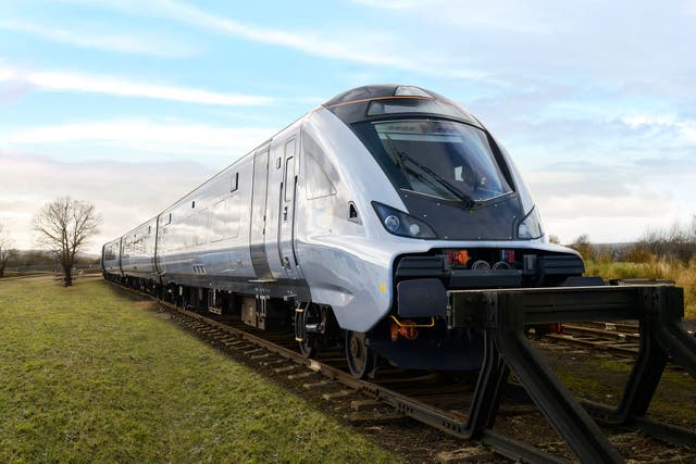 Chiltern Railways has unveiled the first of its modern trains which will replace carriages that are nearly 50 years old (Chiltern Railways/PA)