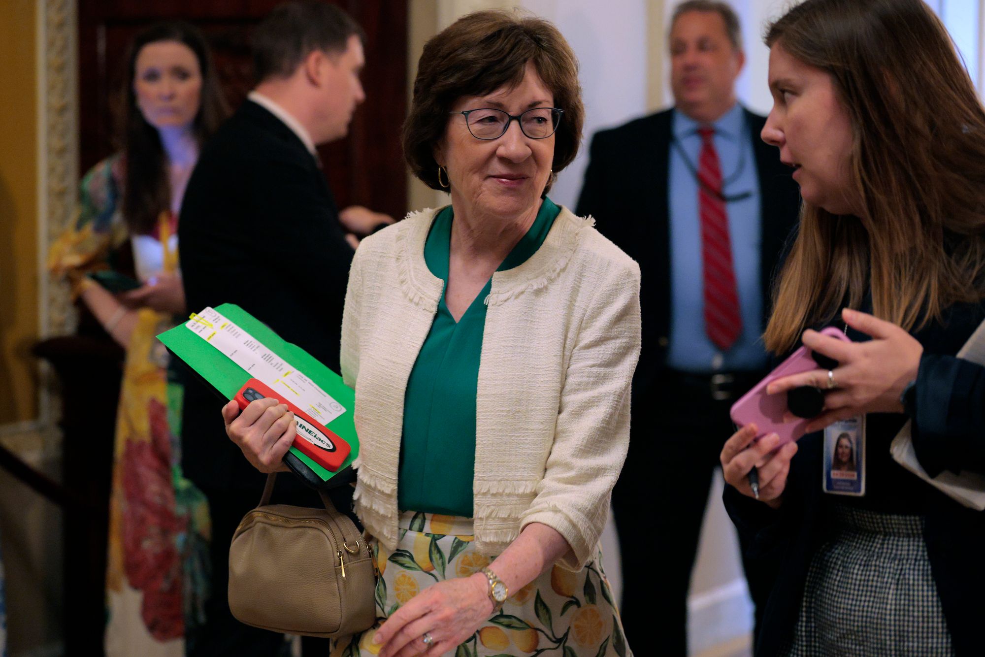 Mills said that Collins, a Republican who has represented Maine in the upper chamber since 1997, ‘helped’ Trump in some of his most controversial policies.