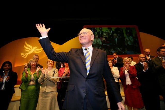 Sir Menzies Campbell died last month (Andrew Parsons/PA)