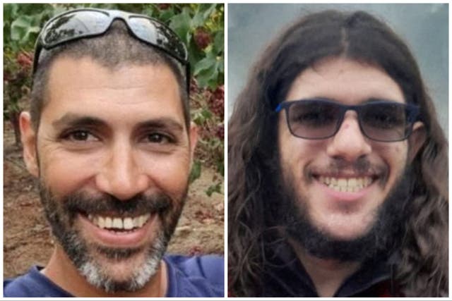 <p>Tamir Adar (left) and Sahar Baruch (right)</p>