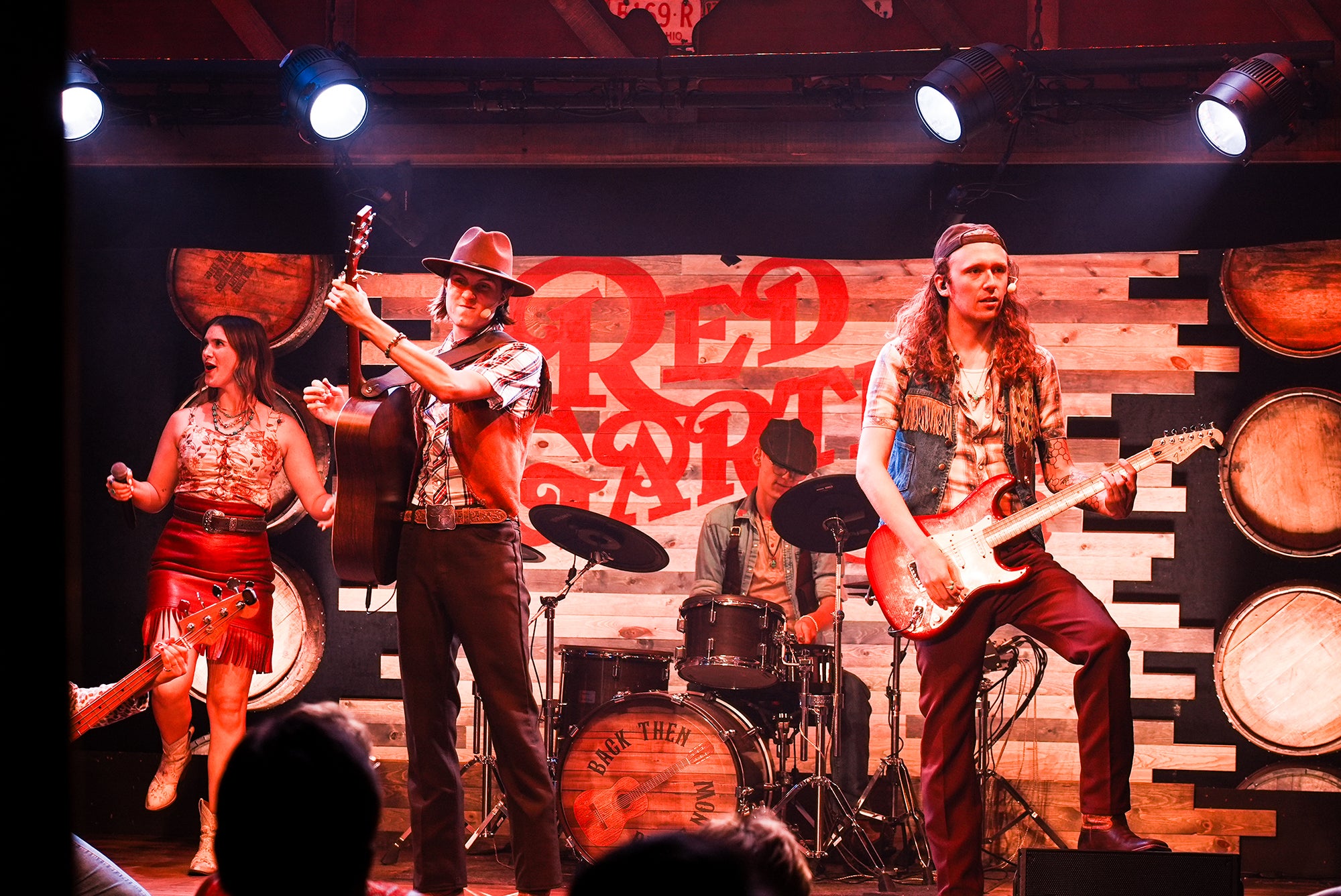 The Red Garter Saloon at Cedar Point hosts live music performances that are included in the price of admission