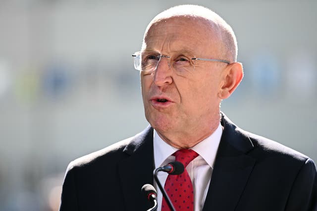 Defence Secretary John Healey discussed the case of Agnes Wanjiru with her niece, Esther Njoki, on Tuesday (Paul Ellis/PA)