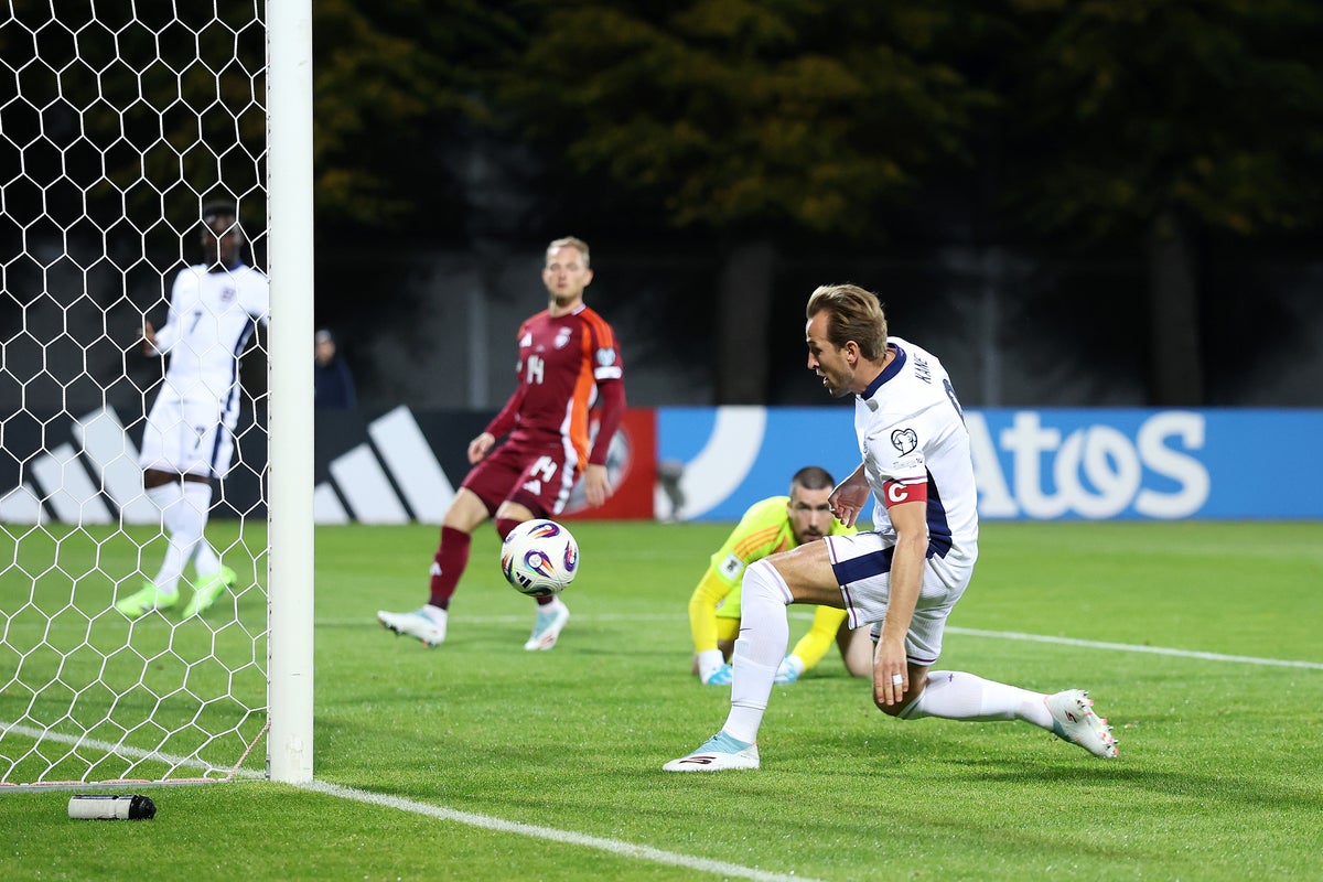 Latvia vs England live: Kane has goal disallowed in opening minute of World Cup qualifier