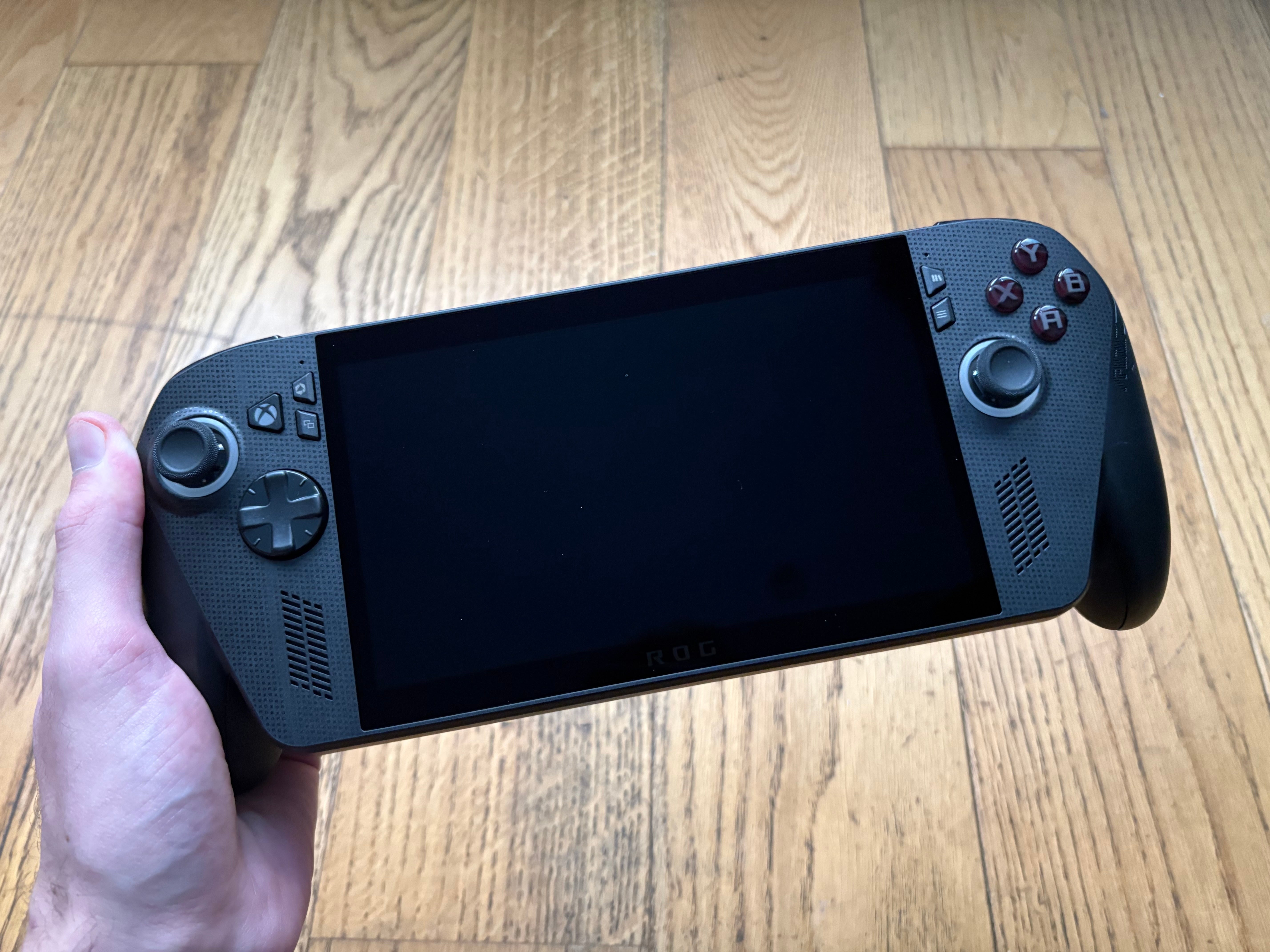 An image of the ROG Xbox Ally X console