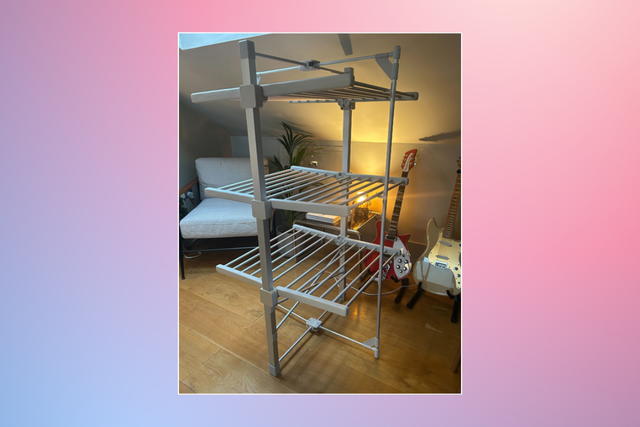 <p>The space-saving design boasts three tiers</p>