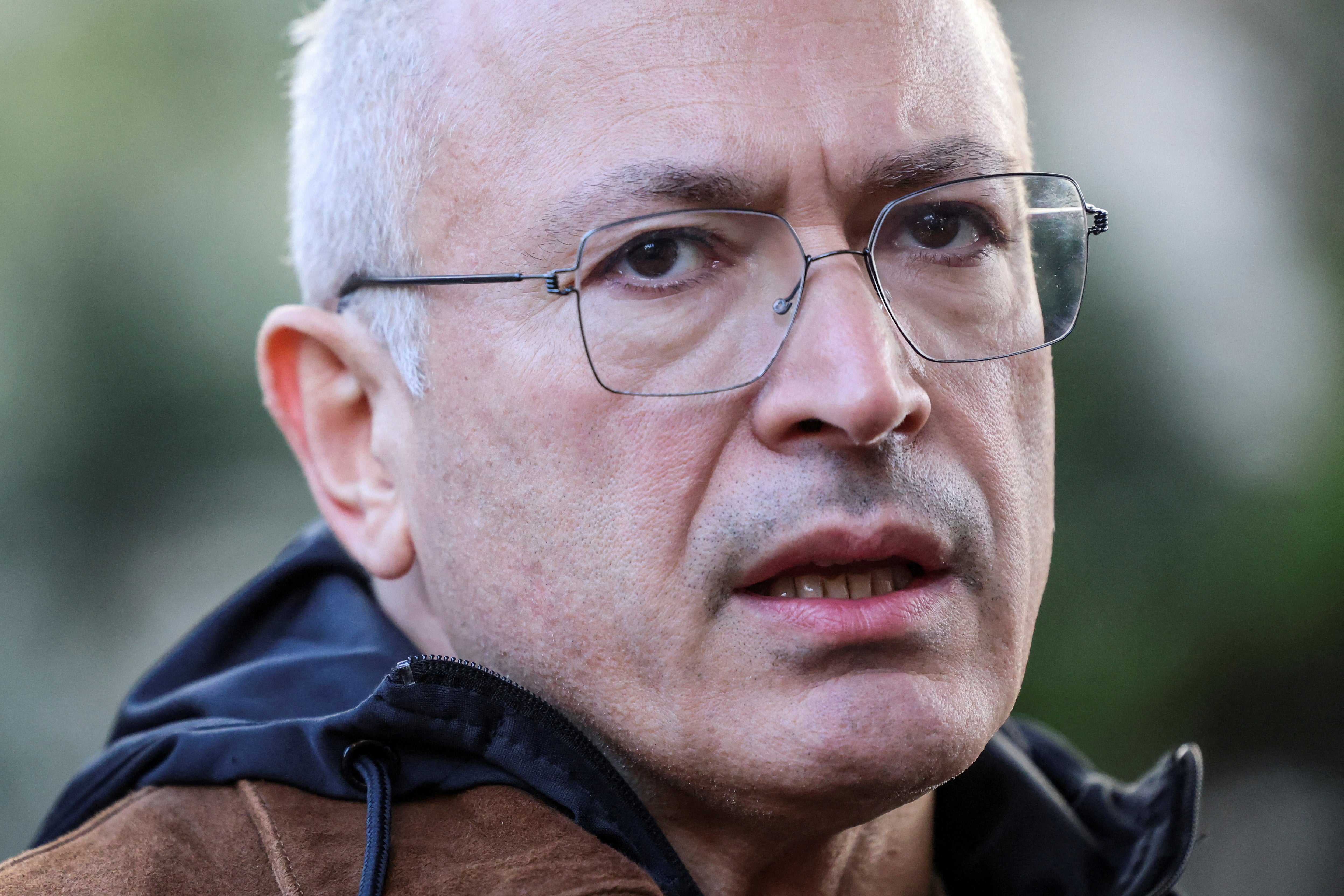 Exiled Russian former opposition businessman Mikhail Khodorkovsky