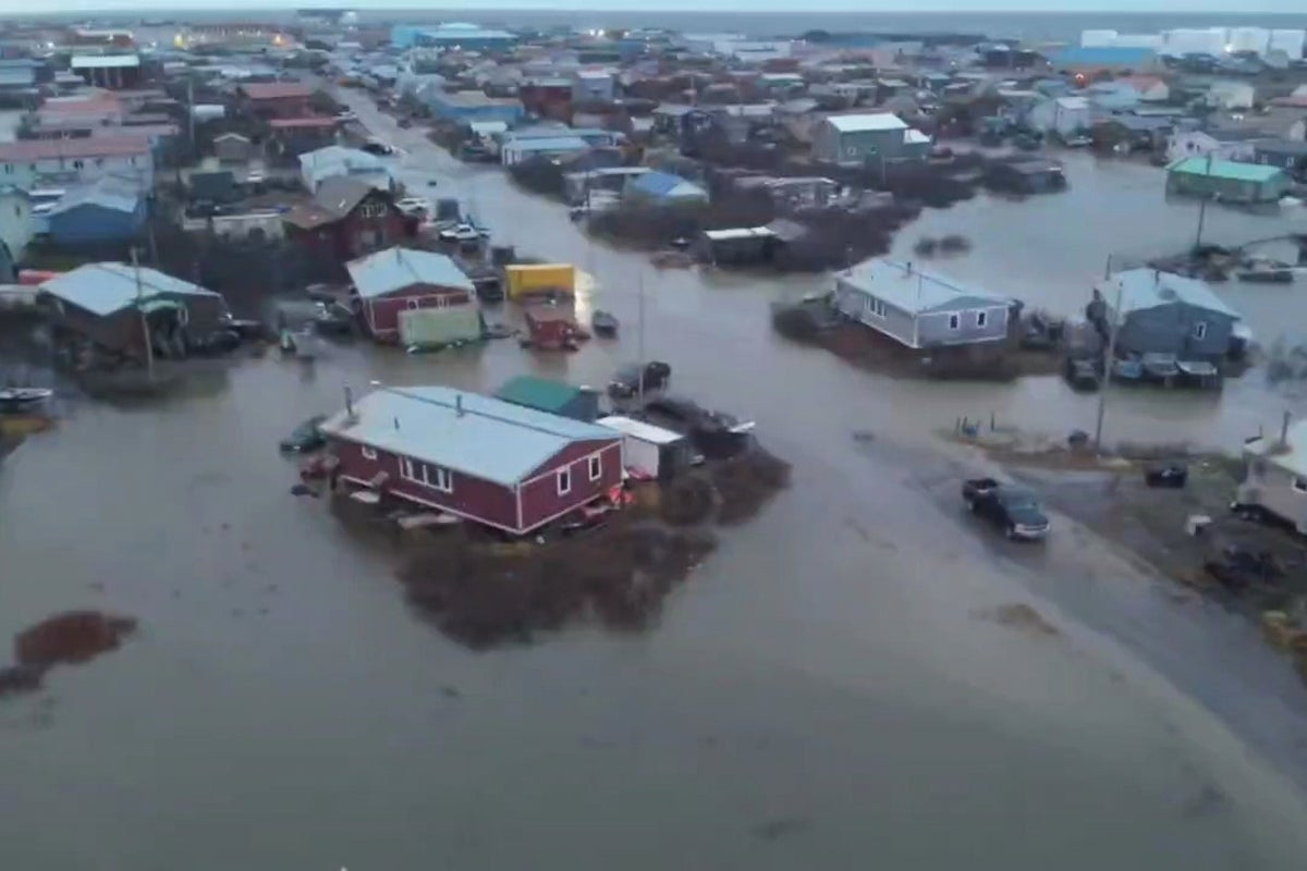 Remnants of Typhoon Halong devastate two Alaskan villages, displacing over 1,500