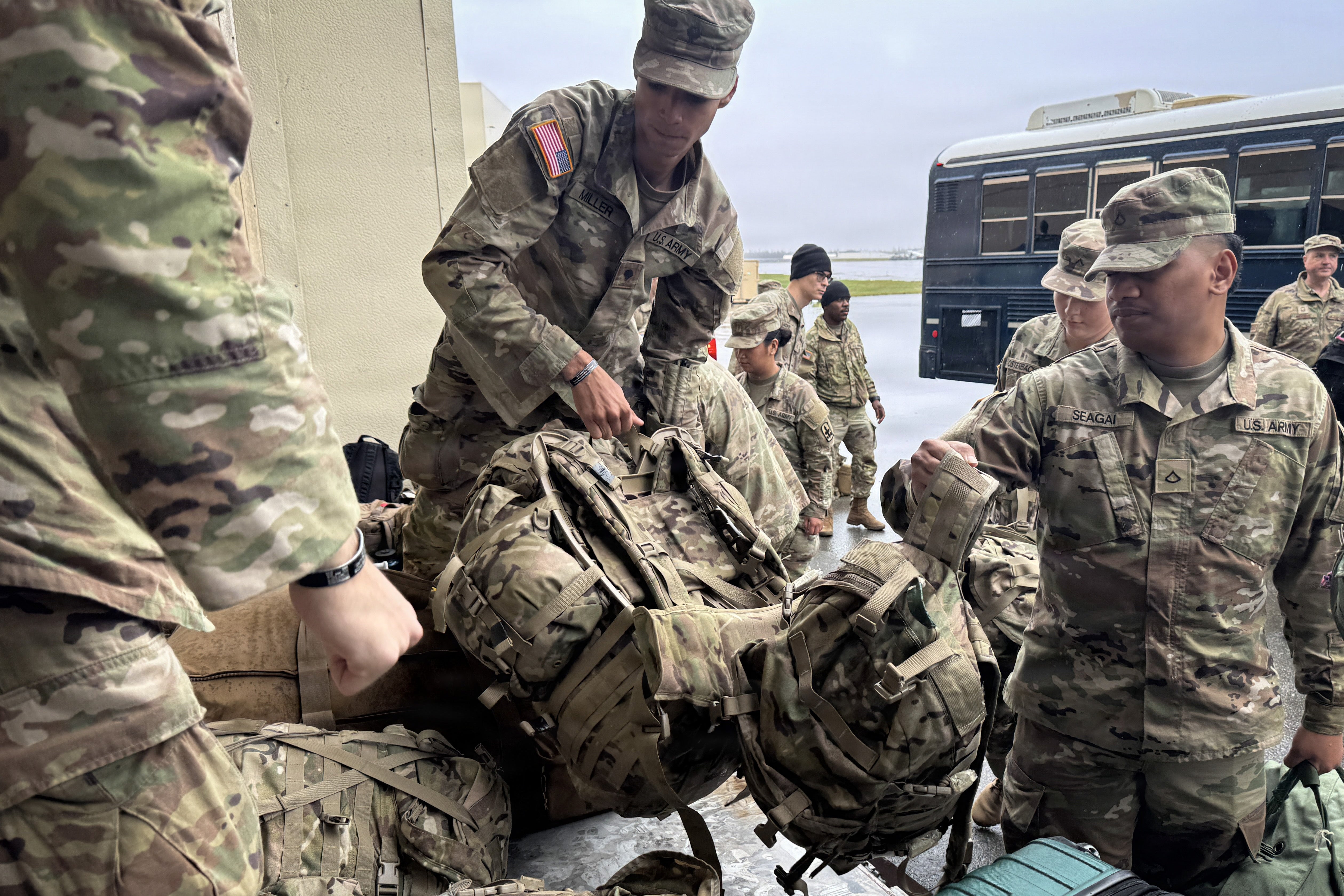 US Extreme Weather Typhoon Aftermath