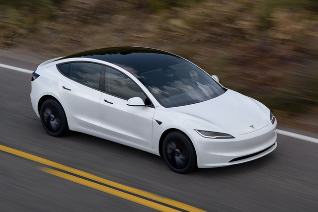 <p>Despite flattening sales, Tesla remains one of the world’s best-selling car brands (pictured: the Tesla Model 3)</p>