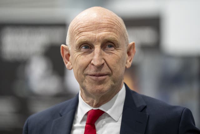 Defence Secretary John Healey is co-chairing a meeting of Kyiv-backing allies in Brussels (Jane Barlow/PA)