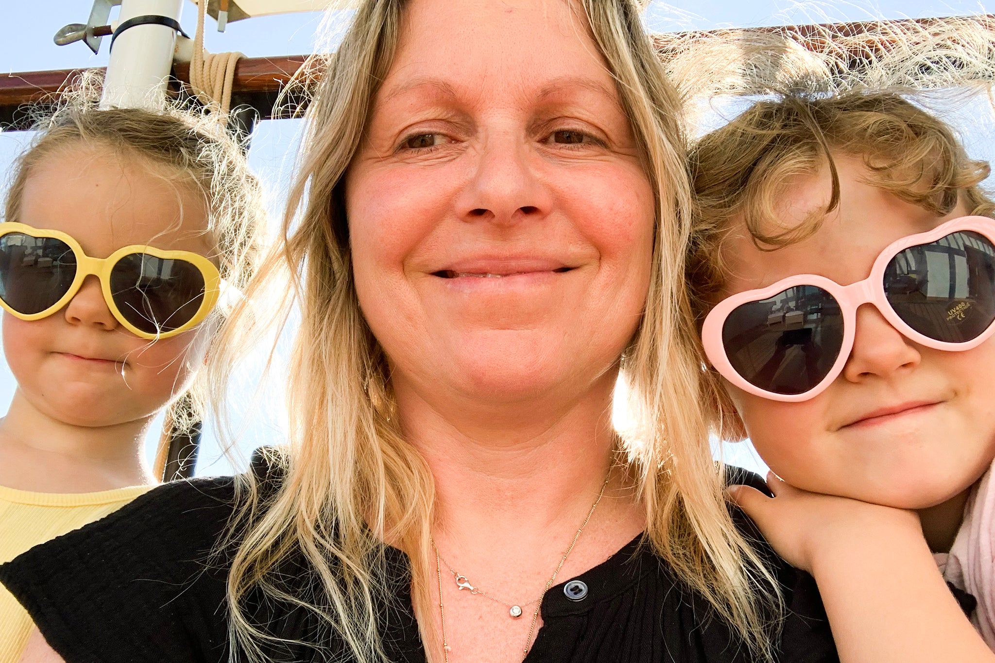 <p>If I’d added up the cost of motherhood on a calculator, I’d never have had my two children, Lola, nine, and Liberty, seven </p>