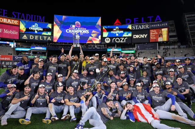 <p>The LA Dodgers are the reigning World Series champions after defeating the New York Yankees in October 2024</p>
