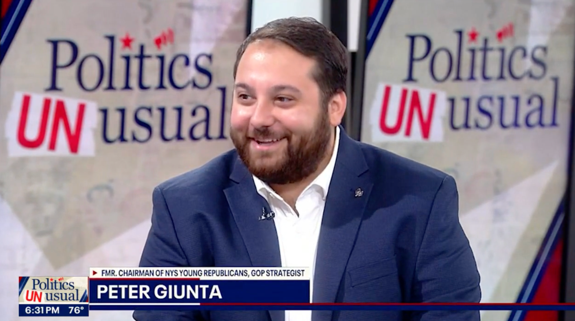 Peter Giunta, who appeared on Fox 5 NY’s Politics Unusual last month, called Black people ‘monkeys,’ referred to them as ‘the watermelon people’ and said he ‘loved’ Hitler
