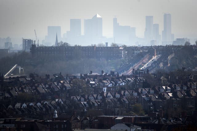 The Canary Wharf skyline (Victoria Jones/PA)