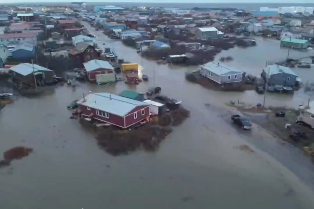 Many of the towns deeply impacted by the flooding are unreachable by land with air travel the only means of transportation to the mainland