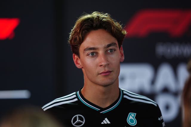 <p>Mercedes driver George Russell, pictured at Monza last month (David Davies/PA)</p>